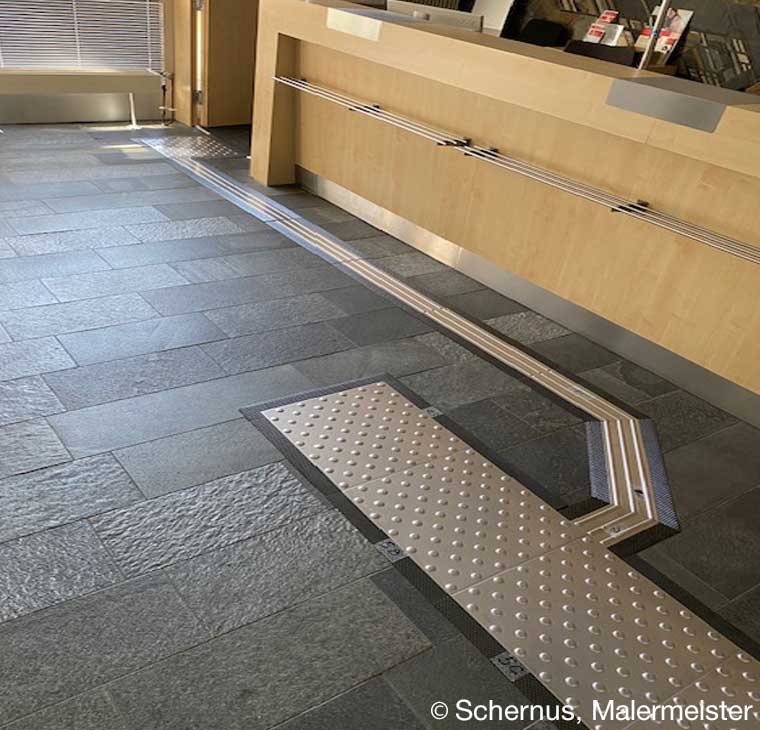 Taktile Leitsysteme - hochwertig und normgerecht
